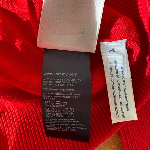 Varsity style knit Tommy Hilfiger shirt - Picture 6 of 6